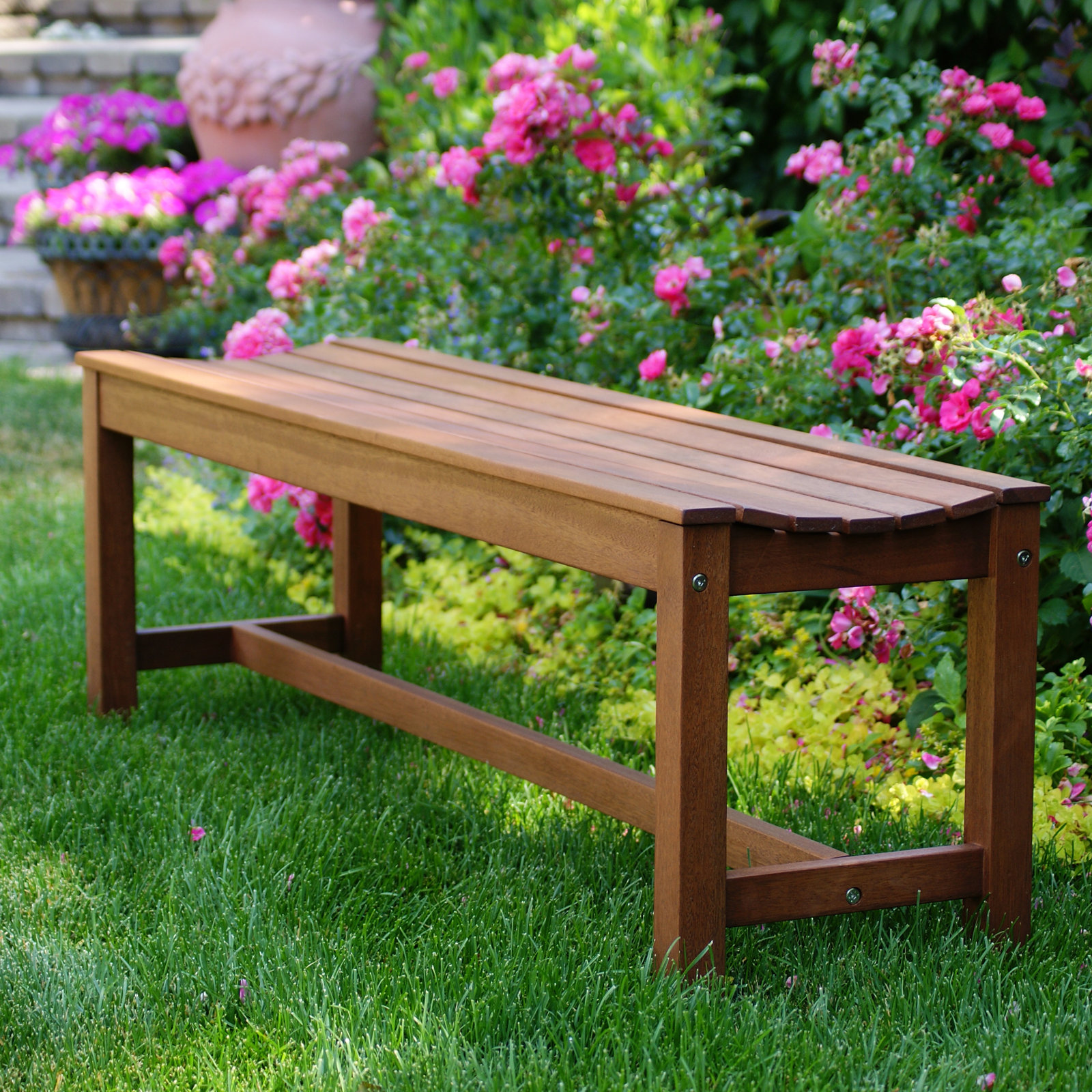 Kinsler 74" Eucalyptus Patio Dining Set