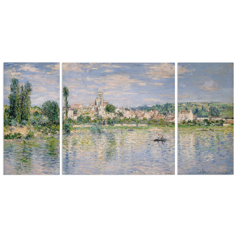 «Vétheuil in Summer», reproduction sur toile, H 32 po x l 64 po x P 1,5 po