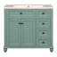 Ensemble de meuble-lavabo autoportant 36 po avec 2 tiroirs et portes à fermeture douce 36 po