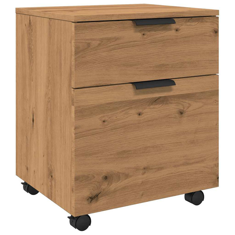 Soderberg 45cm Wide 1 -Drawer Mobile File Cabinet, Artisan Oak