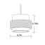 Luminaire suspendu en travertin de style japonais avec finition en noyer, plafonnier moderne Wabi-Sabi pour îlot de cuisine, prise de courant E26, 110V