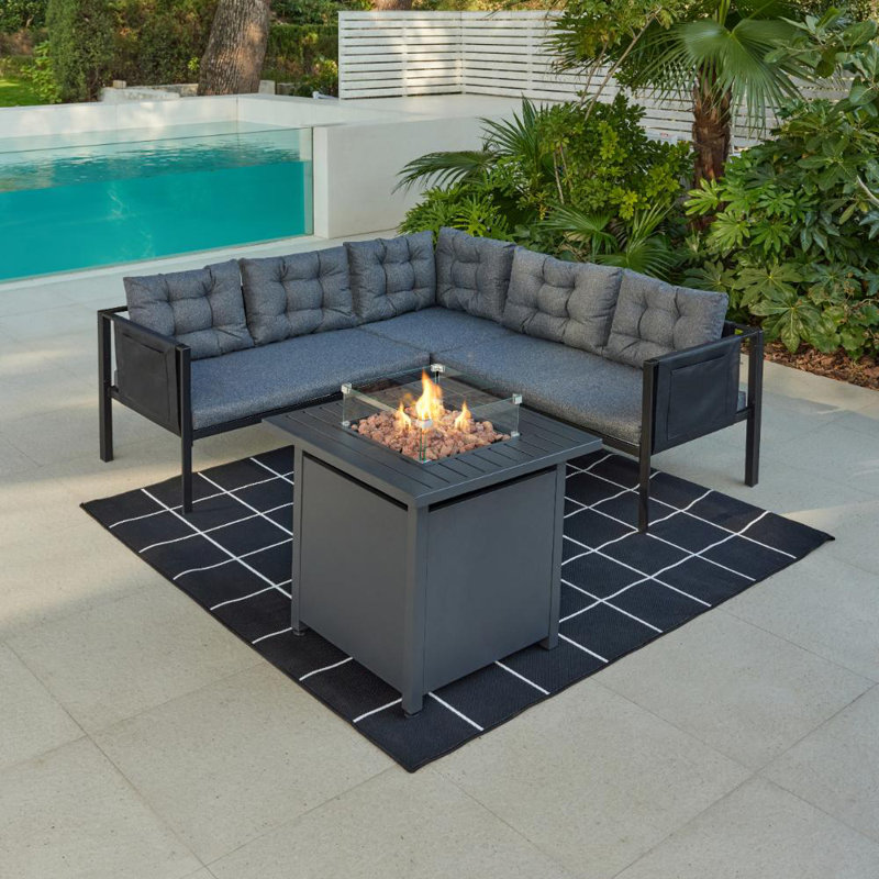 Tamaiah Corner Garden Sofa Set