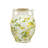 White Ceramic Vase with Yellow Lemon Motif