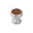 Satin Nickel/Brown