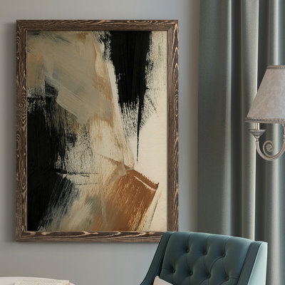 «Baked Paintstrokes V», reproduction d'art sur toile simple