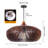 Farooq 1 - Light Wood Drum Pendant