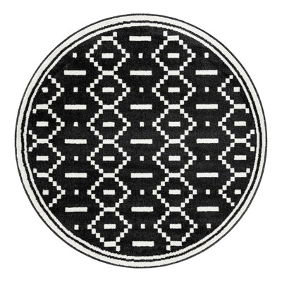 Ivy Bronx Begna Nathanyl Rug Black