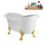 Baignoire sur pattes 59 ", plateau, bonde, pattes 59" Streamline-101628977-102220275