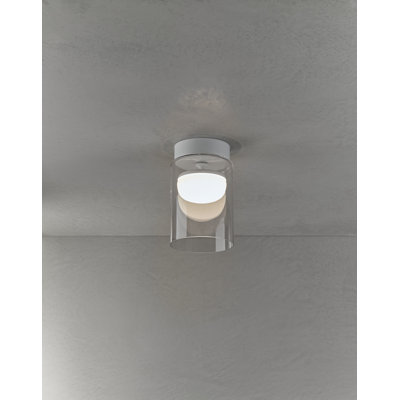 Glass LED Semi Flush Mount