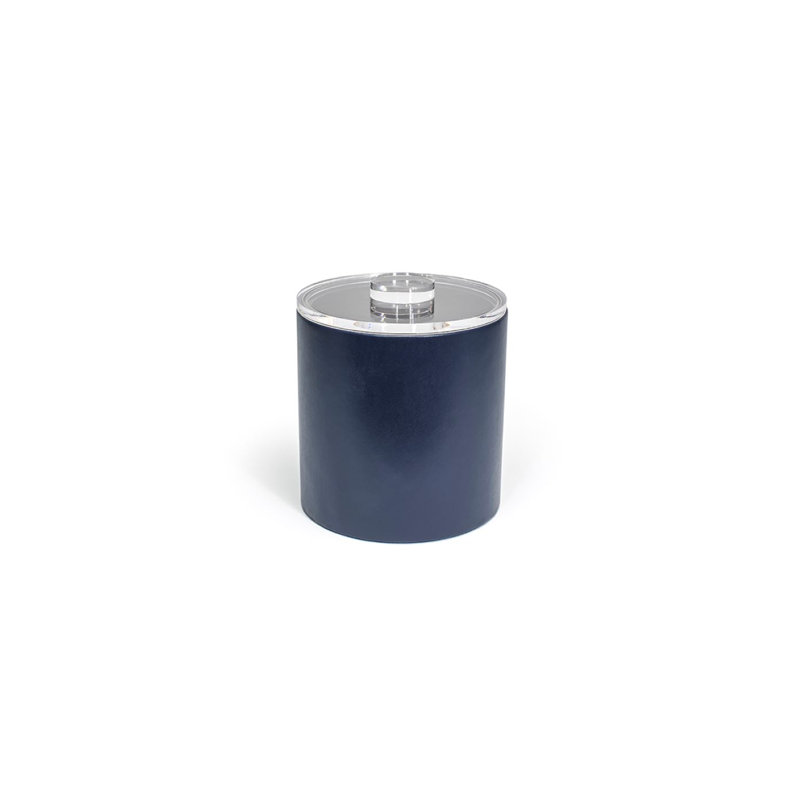 Seau rond à glace rond 2 qt London, Bleu marine, H 8,75 po x l 7,5 x P 7,5 po