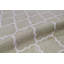 Cotton Geometric Area Rug in Gray