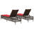  Patio Sun Lounger Brown PE Rattan Standard-889671664-889671665