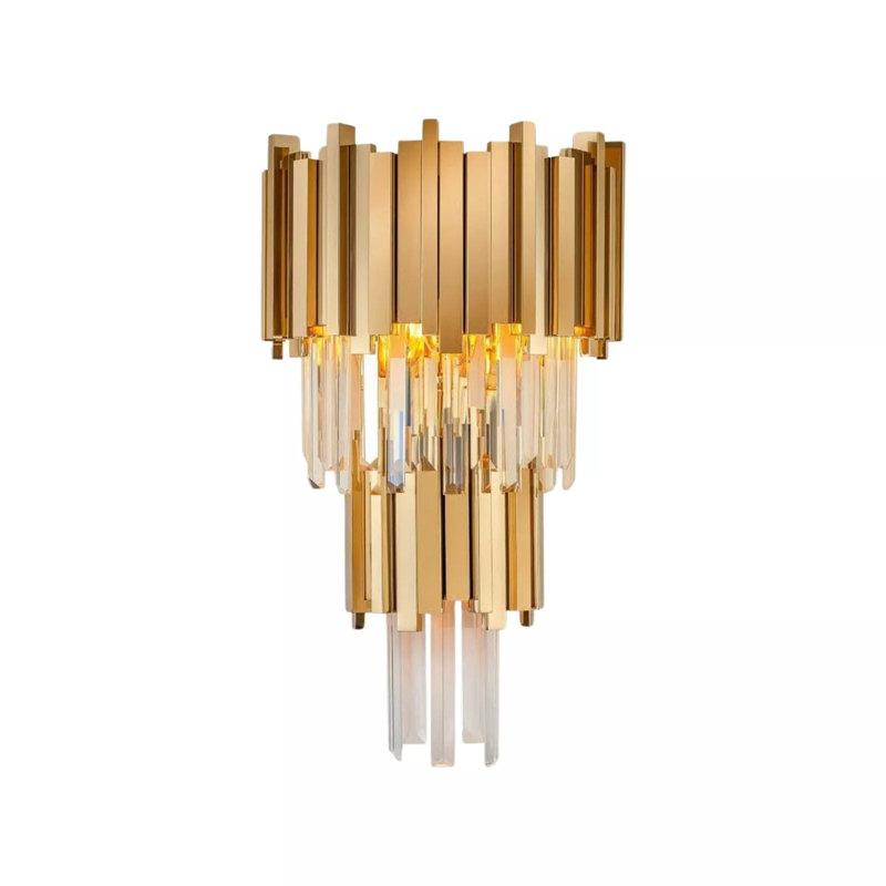 Bertu Steel Flush Mounted Sconce