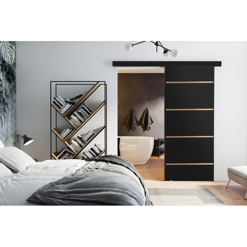 DOOR MARTI 1, Black, 62cm x 205cm