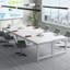 70.8" Executive Office Desk, Modern Computer Workstation With Thick Metal Frame-1743017042