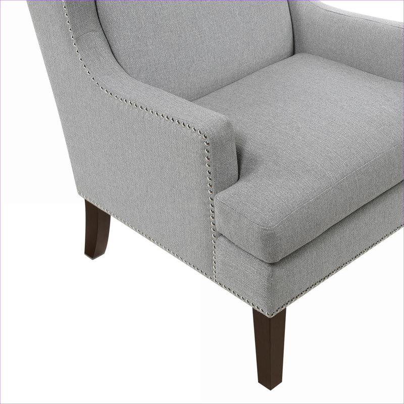 Revêtement en tissu de polyester gris classique pour siège simple