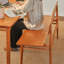 Banc rembourré 100% polyester couleur bois de cerisier gris-1240733779