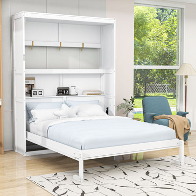 Murphy Bed with Mattress Holder and Slats