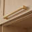 12" Knurled Antique Gold Cabinet Pull – Drawer & Sideboard Hardware-138912181