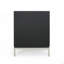2 Drawer Bedside Table, White, Elegant