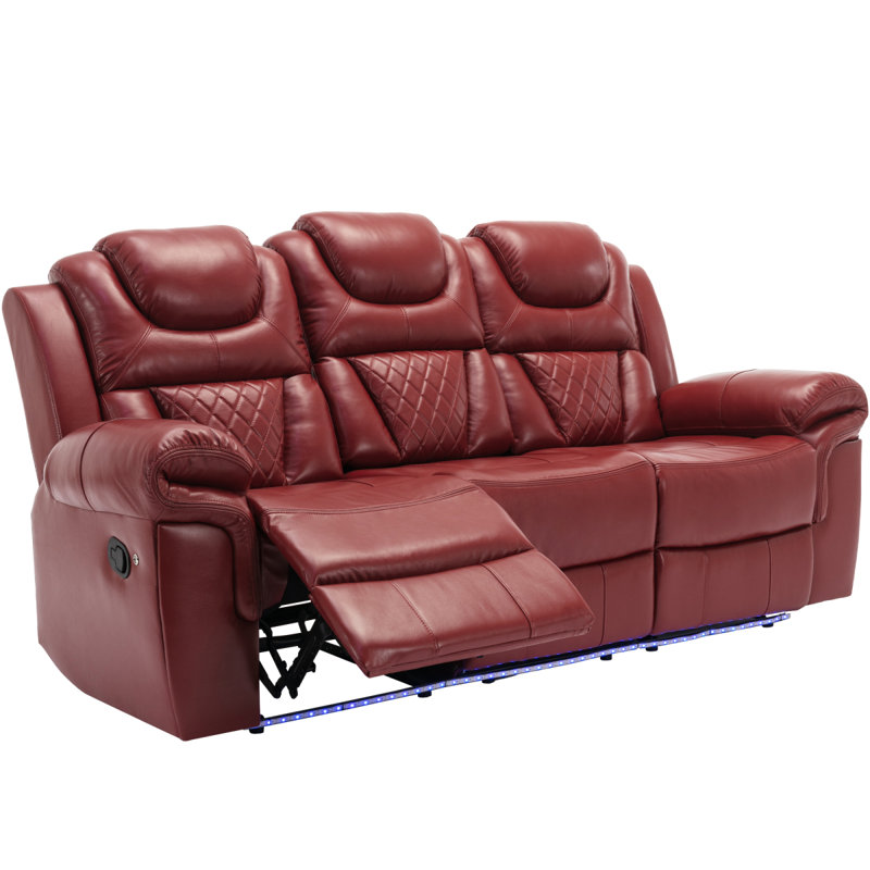 Fauteuil inclinable manuel de cinéma maison, Red