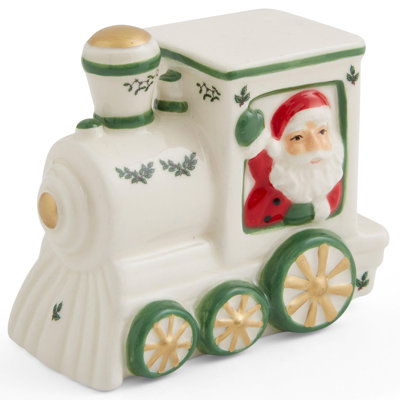 Spode Christmas Tree Village Train Engine 3.75"