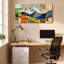 Paysage de montagne, ensemble de 1 reproduction d'art sur toile tendue-1261755870