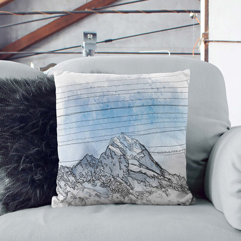 Square Cushion, White, 55cm H x 55cm W x 20cm D
