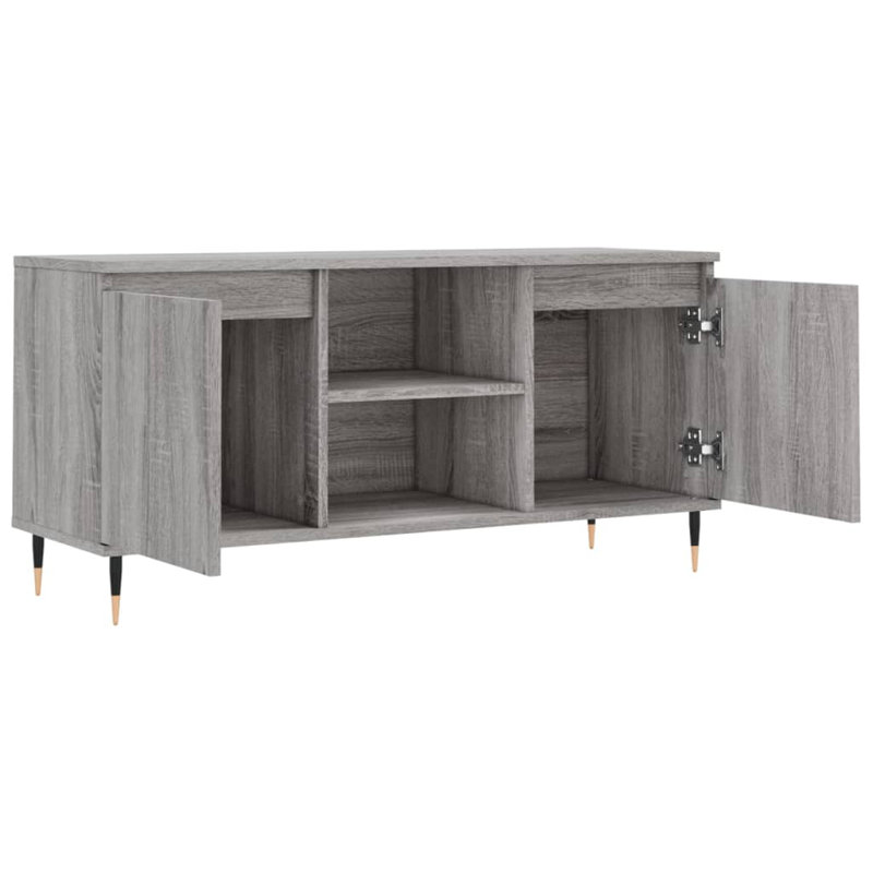 Etude TV Stand for TVs up to 43", Grey Sonoma