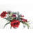 Red Rose Silk Mixed Arrangement in Vase
