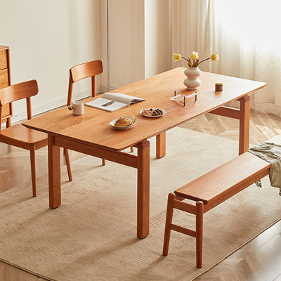 Purrier Ash Solid Wood Dining Table