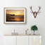Sunset Behind the Pier in Abstract - Picture Frame Painting Print-55724069-55724068