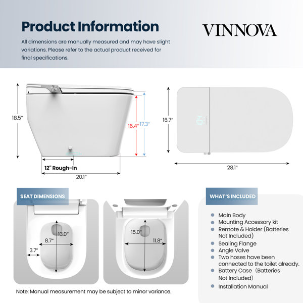 Product Dimensions