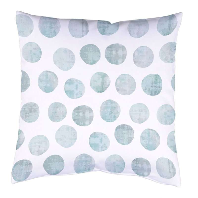 Polka Dots Square Pillow Cover, Pink, 50cm H x 50cm W x 1cm D