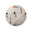 Tic-Tac-Toe Round Pouf
