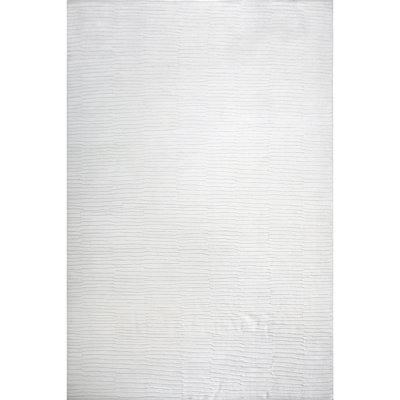 Hand Knotted Wool Striped Indoor Rug