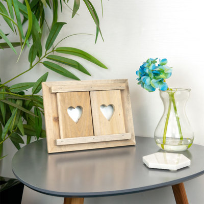 Nicola Spring - Rustic Shutters Photo Frames - 6 x 4"