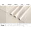 Draps en flanelle RUVANTI 100 % coton, format Queen - 4 pièces. Chauds, doux et respirants, à poches profondes, brossés doublement, pour toutes les saisons. Couleur sable.-135290094-135290114