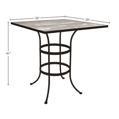 Tables Outdoor Square Bar Table