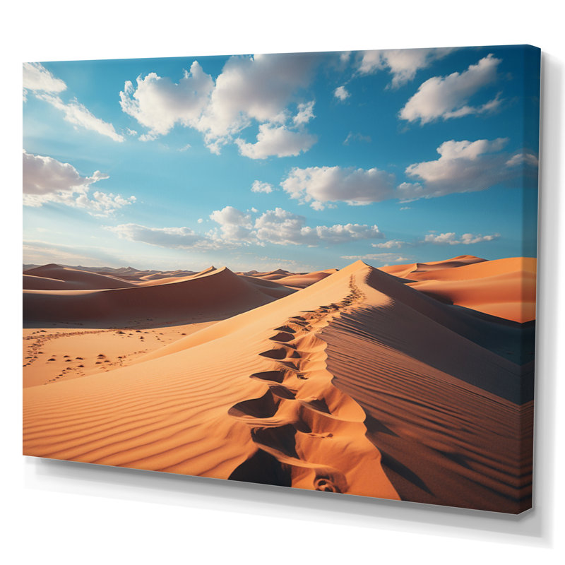 Desert Glamis Sand Dunes III - impression, H 30 po x l 40 po x P 1,5 po, Toile tendue