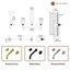 Robinet de salle de bain mural Herathena-79725885