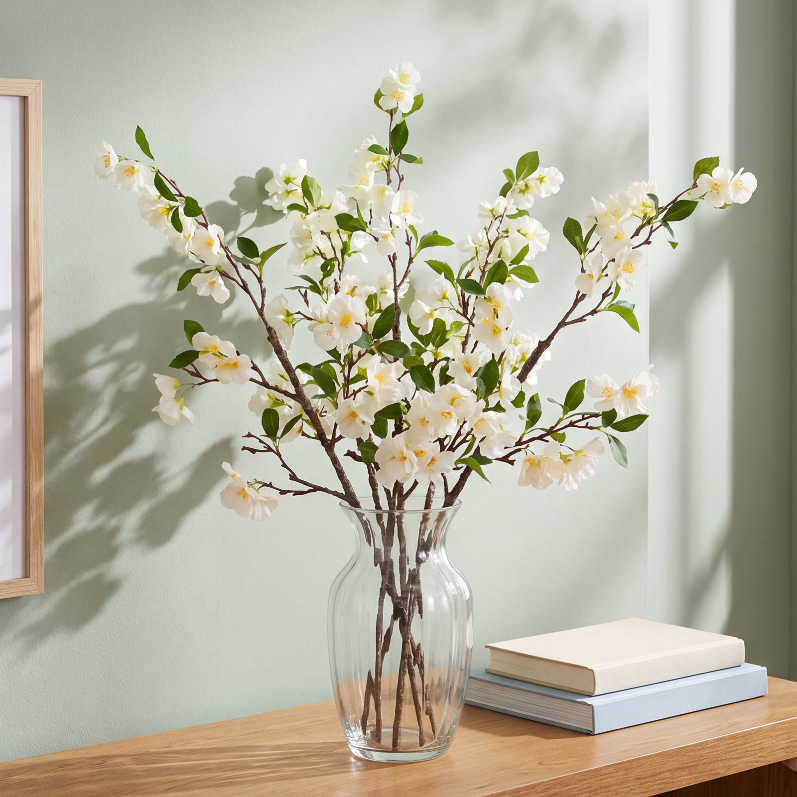 White Blossom Floral Stems