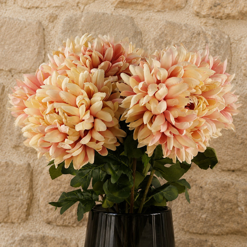 Pack of 6 x 75cm Reflex Chrysanthemum (Set of 6), Pink