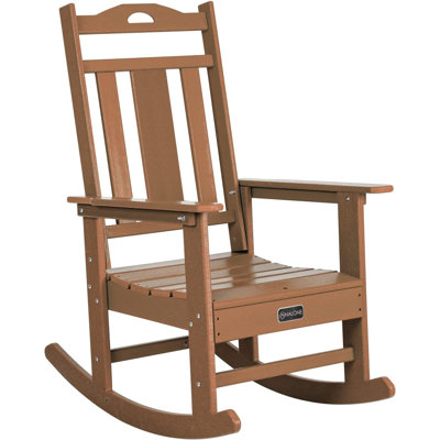 Chaise berçante d'extérieur en PEHD Theado