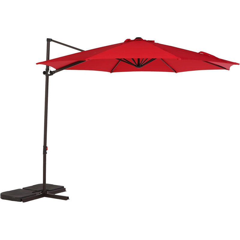 Parasol de patio Arlmont & Co., Rouge