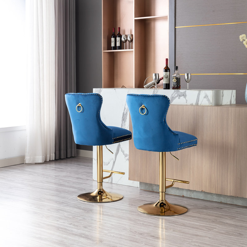 Tabouret Jerona, Bleu marine