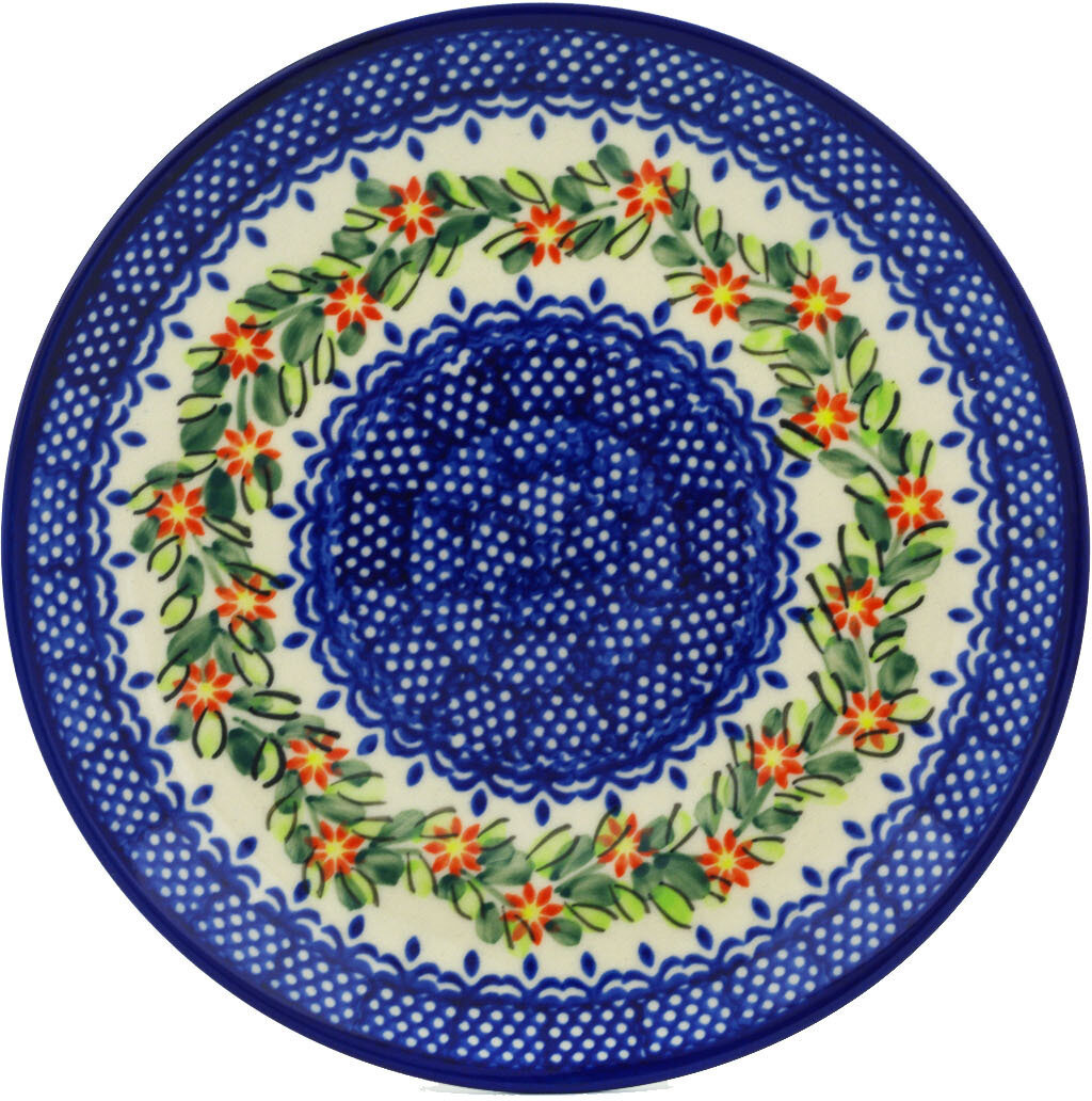 Polmedia Elegant Garland Polish Pottery Decorative Plate | Wayfair