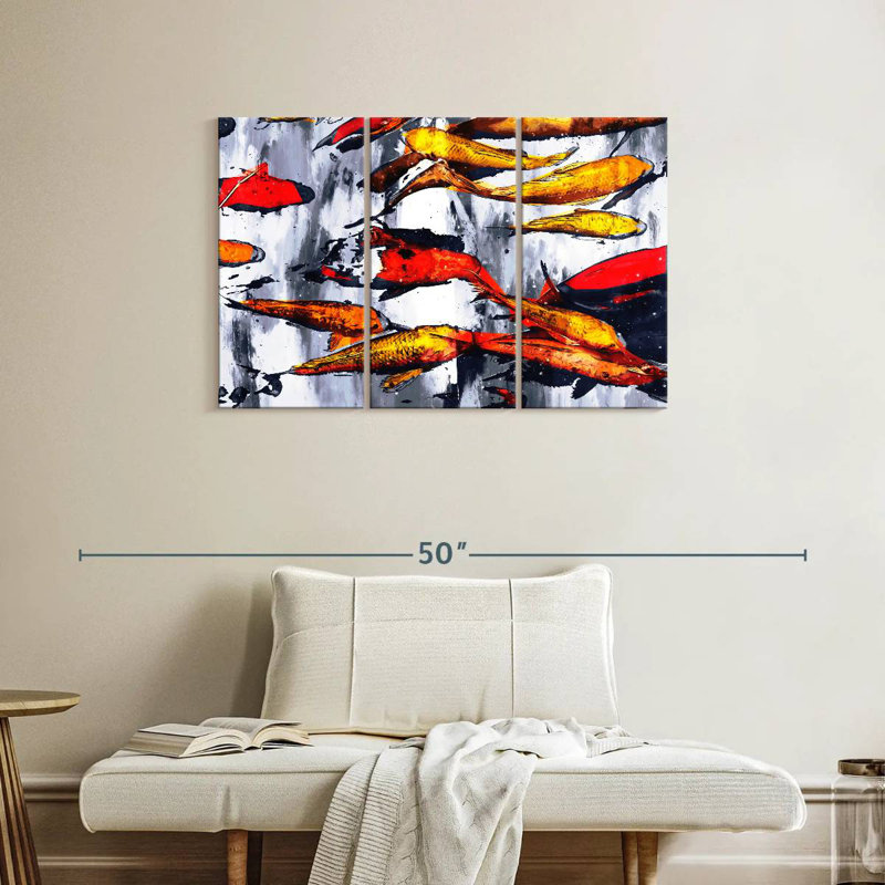 Brampt Koi Fish Galore, 24" H x 38" W