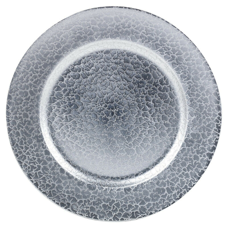 Imani Solid Colour Charger, Silver