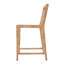 Brielle 24 in. Seat Height Rattan Woven Counter Stool with Back